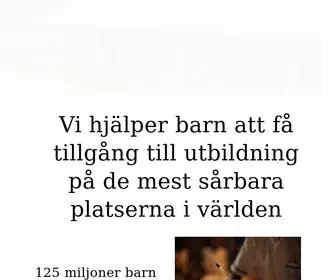 Street-Child.se(Street Child Sverige) Screenshot