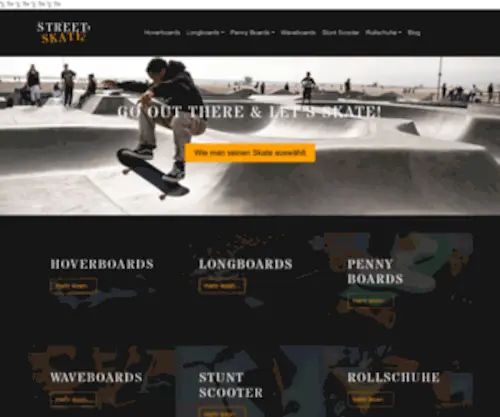 Street-Skate.de(Dein Skating Portal für Tests & Vergleiche) Screenshot