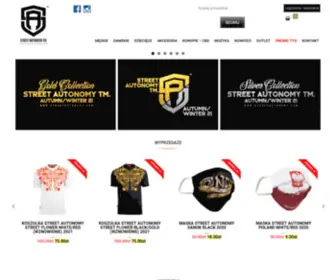 Streetautonomy.com(Producent odzieży) Screenshot