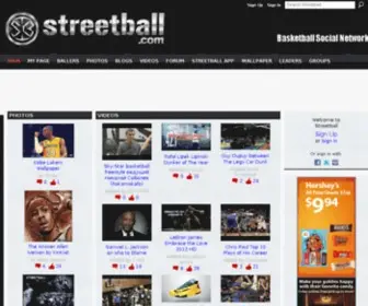 Streetball.com(Basketball and Hip) Screenshot