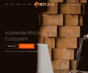 Streetceostv.com(Accelerate Africa's Ecosystem) Screenshot