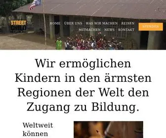 Streetchild.de(Street Child Deutschland e.V) Screenshot