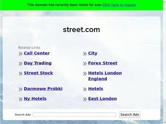 Street.com(This domain name) Screenshot