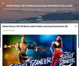 Streetdancer3Dfullmovie.info(Street Dancer 3D Full Movie Download and Watch Online 2020) Screenshot