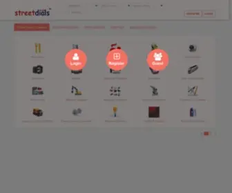Streetdials.com(Categories) Screenshot
