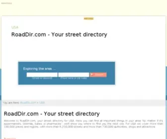 Streetdir.com(Ihr Straßenverzeichnis) Screenshot