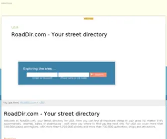 Streetdir.org(Ihr Straßenverzeichnis) Screenshot