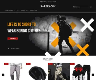 Streetdry.com(New Urban Fashion For Real Men) Screenshot