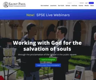 Streetevangelization.com(St. Paul Street Evangelization) Screenshot