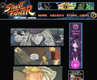 Streetfightercomics.com(Street Fighter) Screenshot