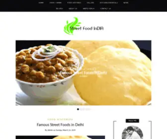 Streetfoodindia.com(Best Street Foods Of India from Top Indian Cities) Screenshot