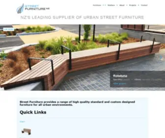 Streetfurniture.co.nz(Street Furniture NZ) Screenshot