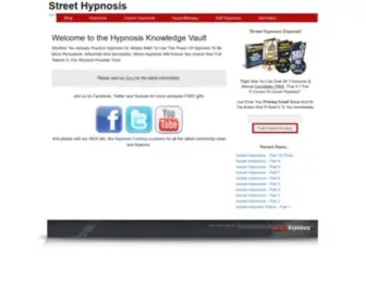 Streethypnosis.com(Street Hypnosis) Screenshot