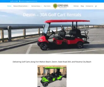 Streetlegalgolfcartrentals.com(Street Legal Golf Cart Rentals) Screenshot
