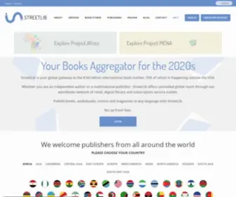 Streetlib.com(Ebooks and audiobooks distribution platform) Screenshot