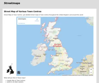 Streetmapz.co.uk(Street Maps) Screenshot