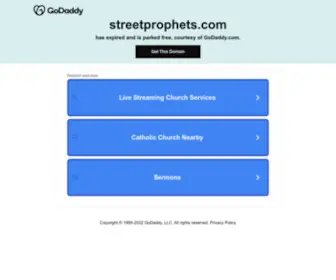 Streetprophets.com(Hello) Screenshot