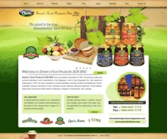 Streetsfood.com(Fruit Jam Manufacturer & Wholesaler Penang) Screenshot