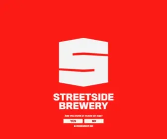 Streetsidebrewery.com(Streetside Brewery) Screenshot