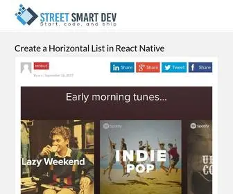 Streetsmartdev.com(Street Smart Dev) Screenshot