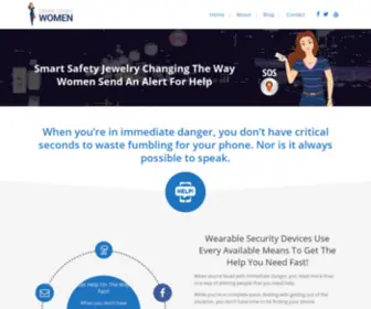 Streetsmartwomen.com(Smart Safety Jewelry With Hidden Panic Buttons & GPS) Screenshot