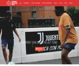 Streetsoccerusa.org(Street Soccer USA) Screenshot