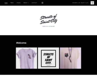 Streetsofsaintcity.com(Online Shop) Screenshot