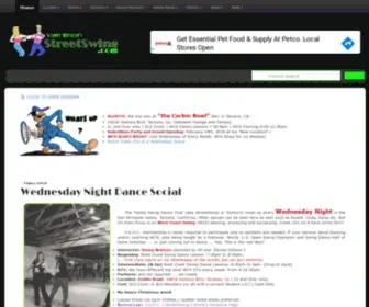 Streetswing.com(West Coast Swing) Screenshot