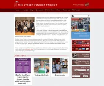 Streetvendor.org(The Street Vendor Project) Screenshot