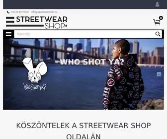 Streetwearshop.hu(Streetwear Shop) Screenshot