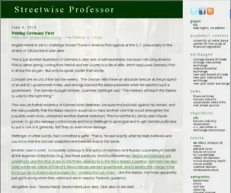Streetwiseprofessor.com(Streetwise Professor) Screenshot