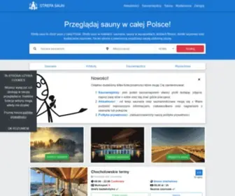 Strefasaun.pl(Wyszukiwarka saun) Screenshot