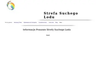 Strefasuchegolodu.net(Strefa Suchego Lodu) Screenshot