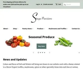 Stregaprovisions.com(Strega Provisions home delivers fresh produce and more) Screenshot