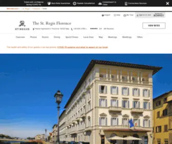 Stregisflorenceview.com(Luxury Hotel in Florence) Screenshot