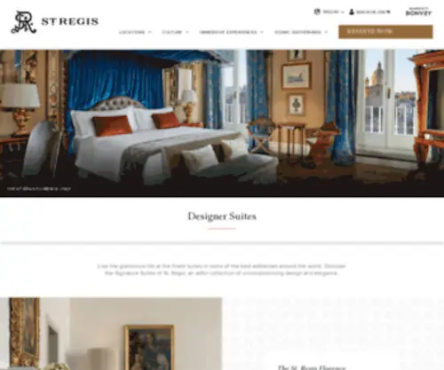 Stregissuites.com(Signature Hotel Suites) Screenshot