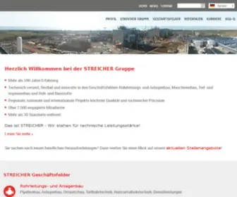 Streicher.de(STREICHER Gruppe) Screenshot
