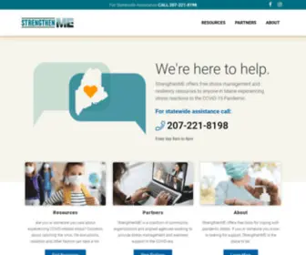 Strengthenme.com(Outreach & Support Services Statewide) Screenshot