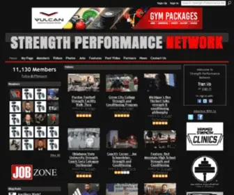 Strengthperformance.com(Strength Performance Network) Screenshot