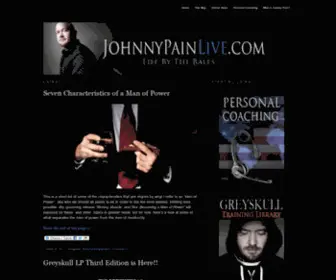 Strengthvillain.com(Another fine website hosted by WebFaction) Screenshot