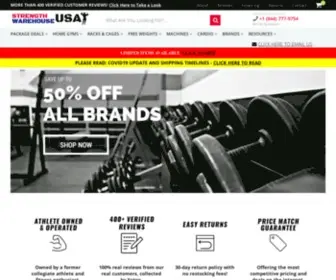 Strengthwarehouseusa.com(#1 Online Retailer for Strength Equipment) Screenshot