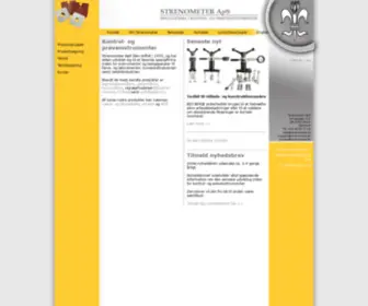Strenometer.dk(Velkommen til vores hjemmeside) Screenshot