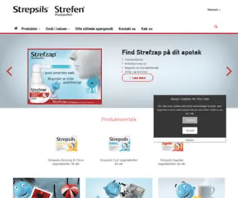 Strepsils.dk(Strepsils®) Screenshot