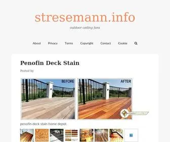 Stresemann.info(Outdoor ceiling fans) Screenshot