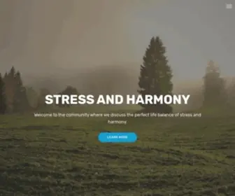 Stressandharmony.com(Stress and Harmony) Screenshot