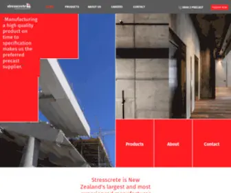 Stresscrete.co.nz(Stresscrete) Screenshot