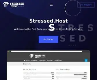 Stressed.host(Web Stresser) Screenshot