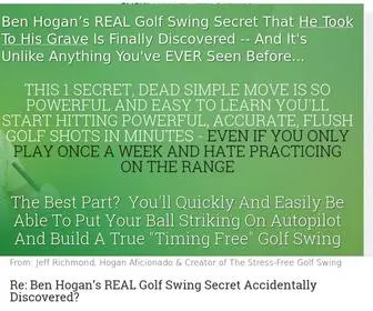 Stressfreegolfswing.com(Stress Free Golf Swing) Screenshot