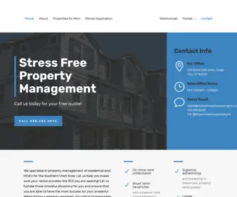 StressfreepropertymGMT.com(Stress Free Property Management) Screenshot