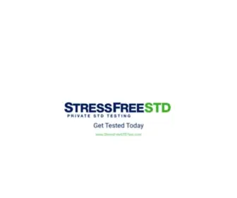 Stressfreestdtesting.com(Get Tested Today) Screenshot